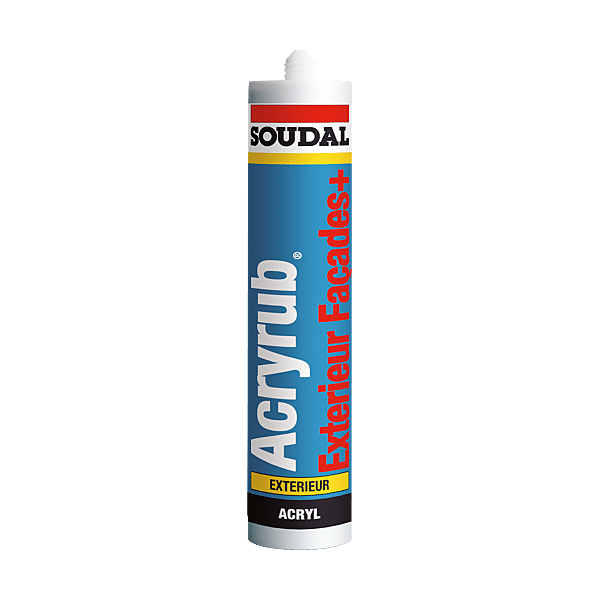 Mastic Acrylique Extérieur SOUDAL Acryrub – Spécial Façade