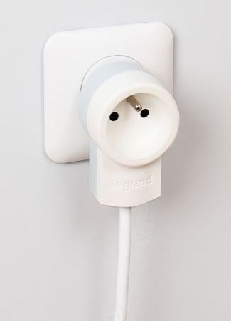 Fiche double fonction pour branchement volet électrique sans travaux