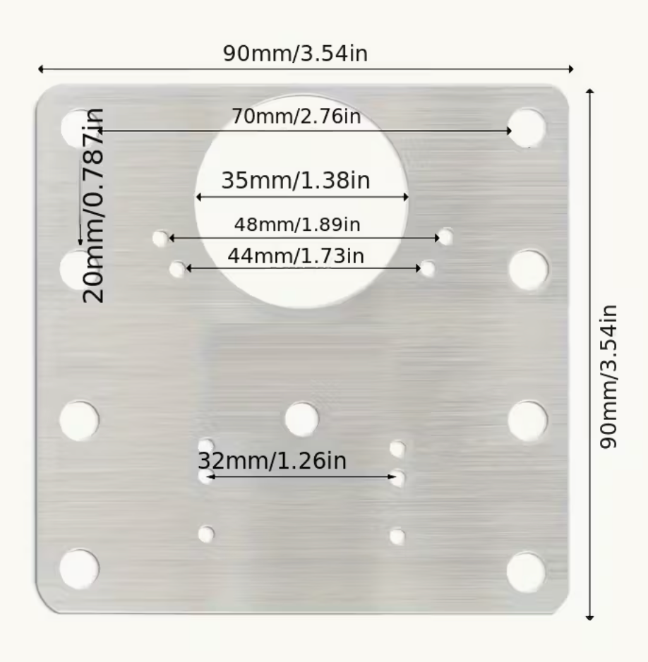 Platine de réparation pour charnière