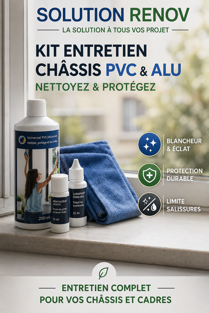 Kit d'entretien Menuiserie