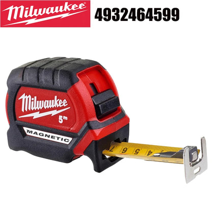 Milwaukee 4932464599 Mètre Ruban Magnétique 5m Haute Précision Clair Qualité Industrielle Outils à Main Accessoire